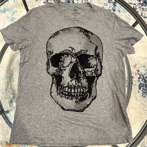 Women Grey Skull Tee